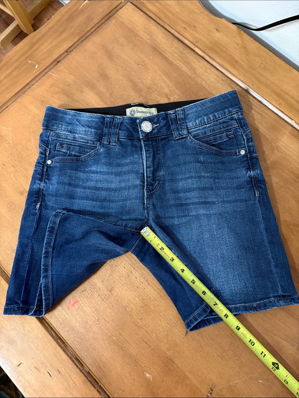 Democracy AbTechnology Denim Bermuda Shorts Size 6 - Picture 5 of 11